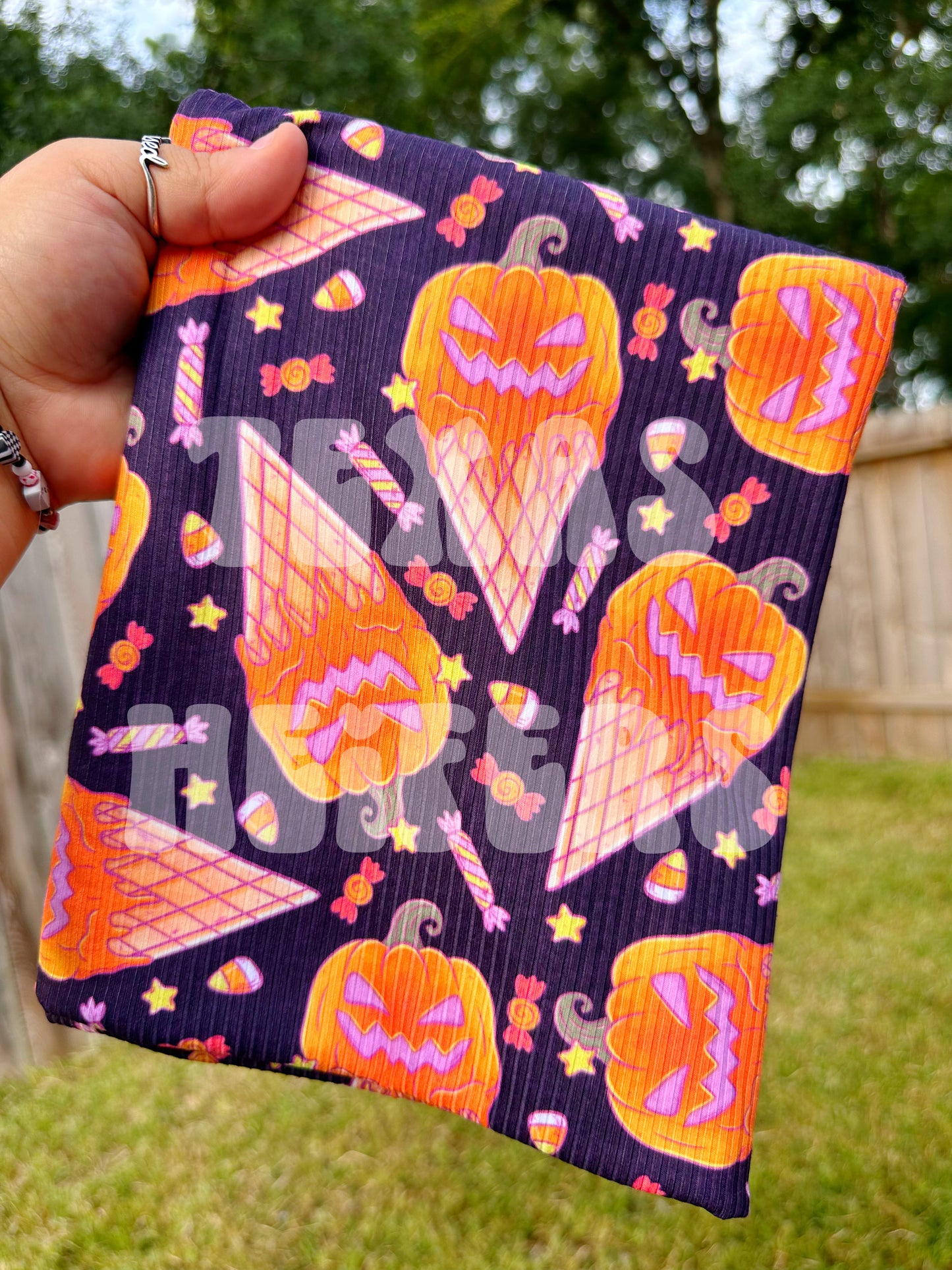 Pumpkin Ice Cream Cones RTS SKINNY RIB