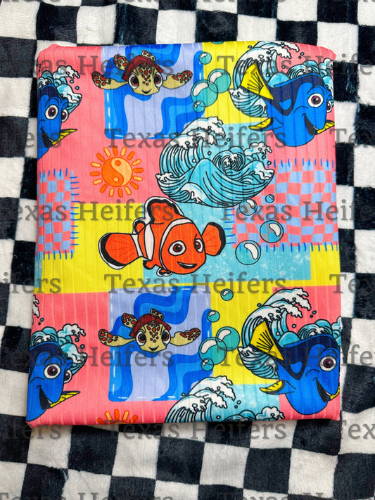 Little Fin Patchwork RTS WIDE RIB