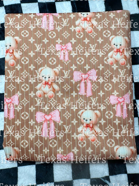 Boujee Teddy Bears RTS WIDE RIB